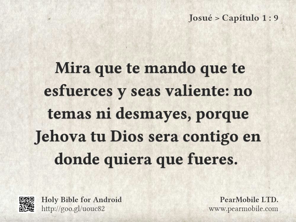 Josué, Capítulo 1:9